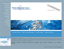 Tablet Screenshot of mutec-markgraf.de